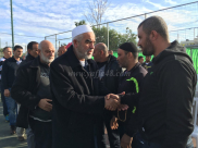 بالصور: وفد كبير ترأسه الشيخ رائد صلاح يقدم واجب العزاء لعائلة شعبان في اللد